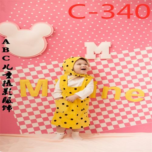 2019新款兒童攝影服裝 1 2歲寶寶攝影拍照助理影樓主題道具造型毯