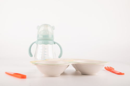 清新可愛兒童餐具母嬰用品攝影圖 st攝影