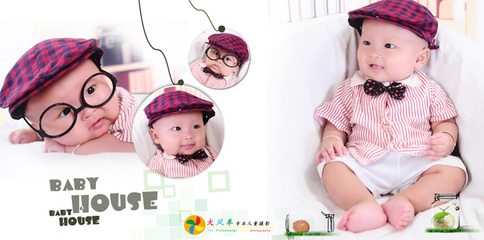 新余大風車專業兒童攝影 為百天寶寶定格珍貴瞬間